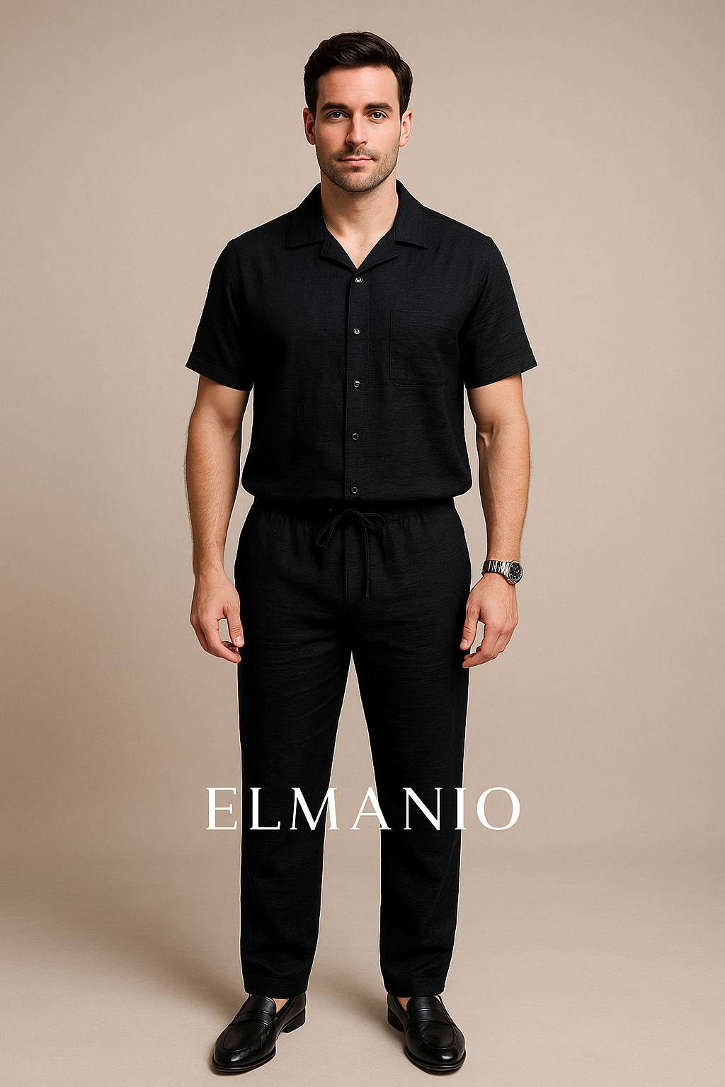 ELMANIO Cord Set Luxe Linen Texture for Men (FREE DELIVERY) - El Manio