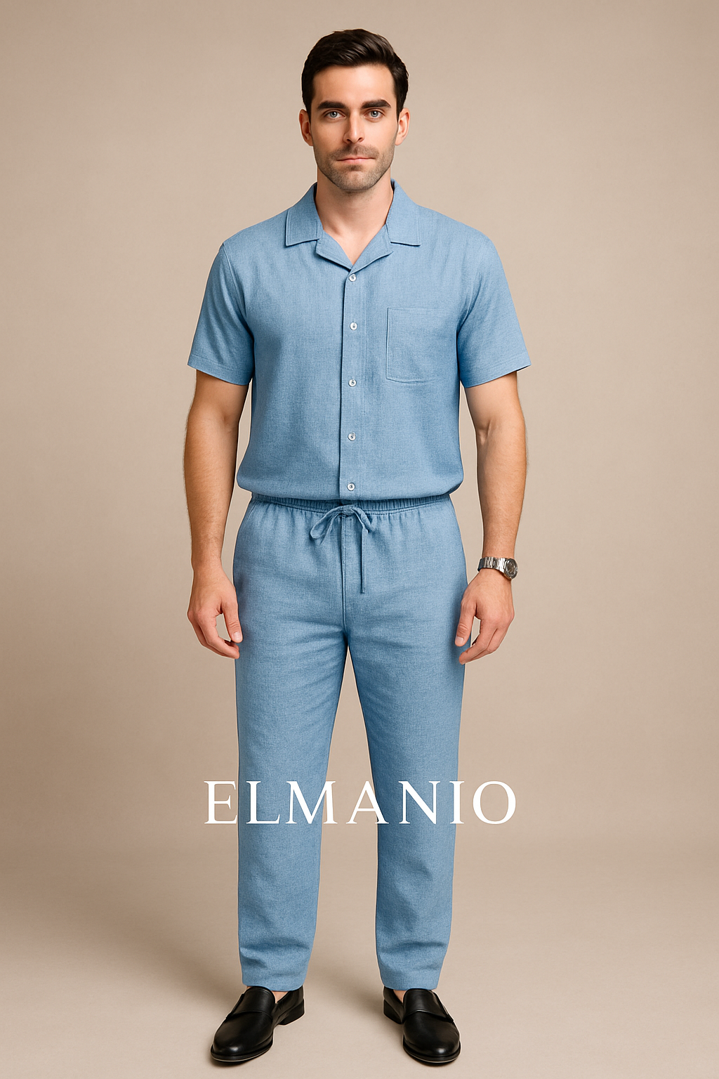 ELMANIO Cord Set Luxe Linen Texture for Men (FREE DELIVERY) - El Manio