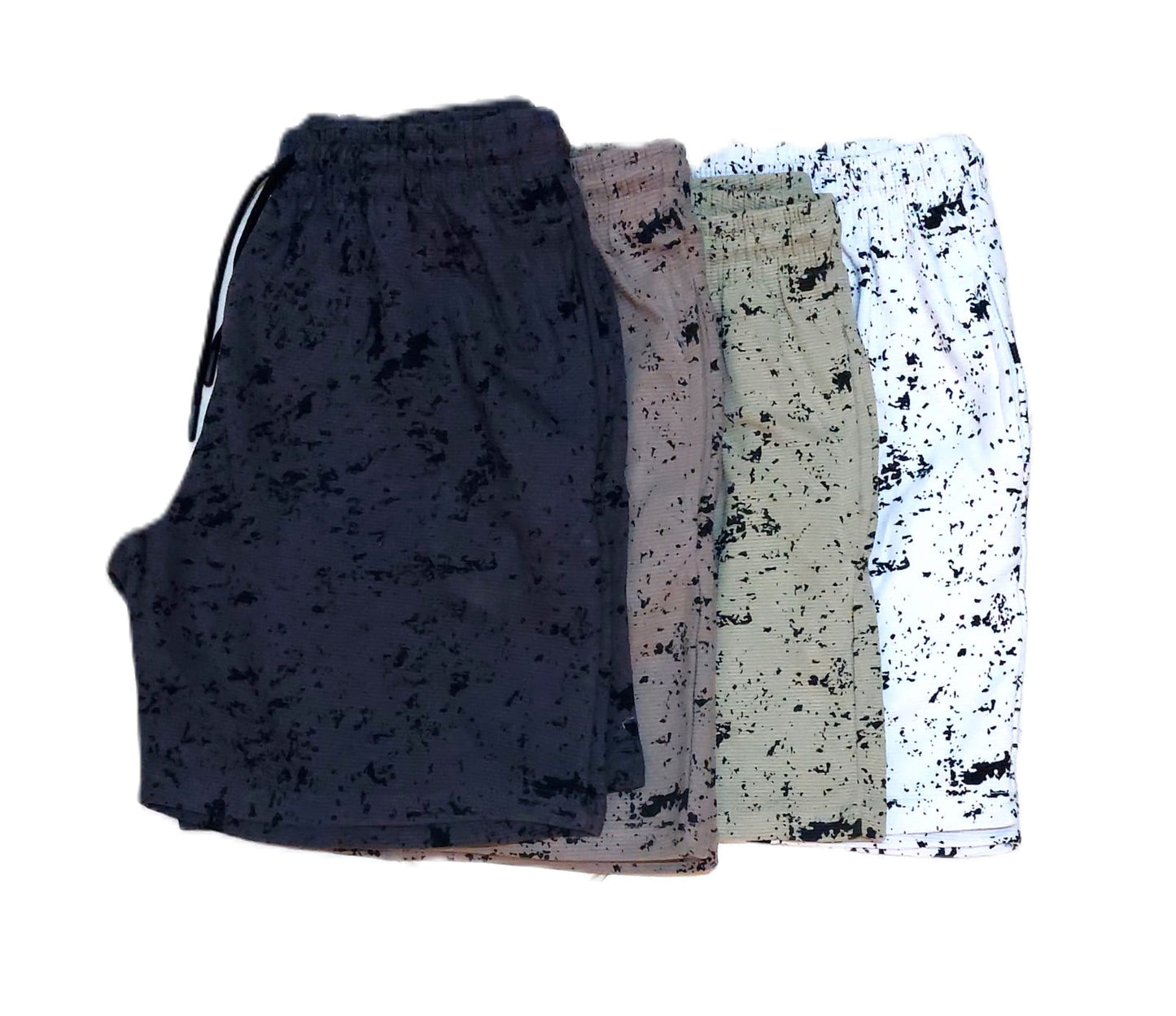 Men's Contrast Color Pattern Shorts - El Manio
