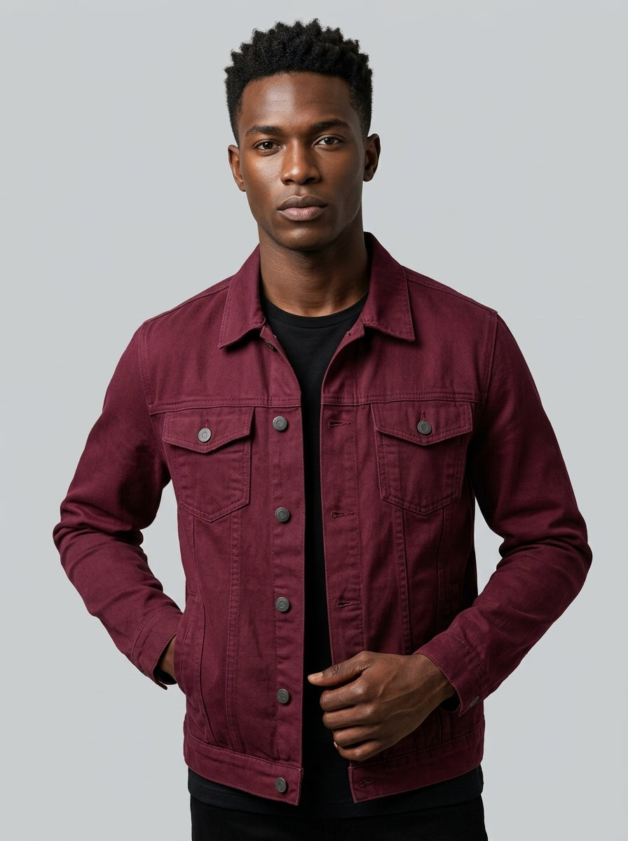 Premium Streetwear Denim Trucker Jacket – Limited Edition Colors & Styles