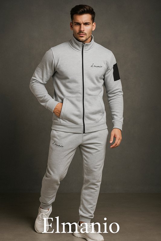 ELMANIO Zipper Jacket Tracksuit sets - El Manio