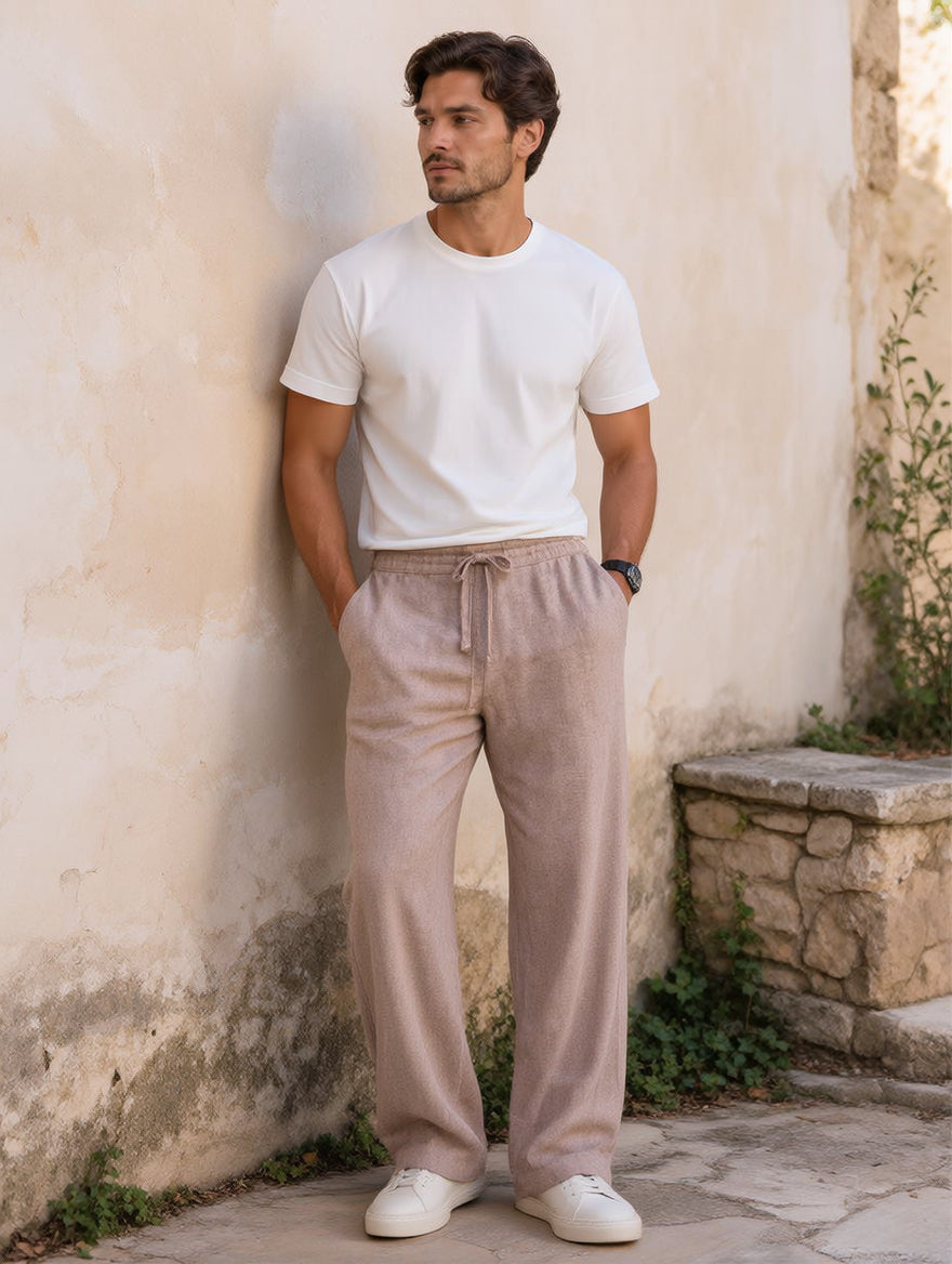 Premium Linen Baggy Trousers