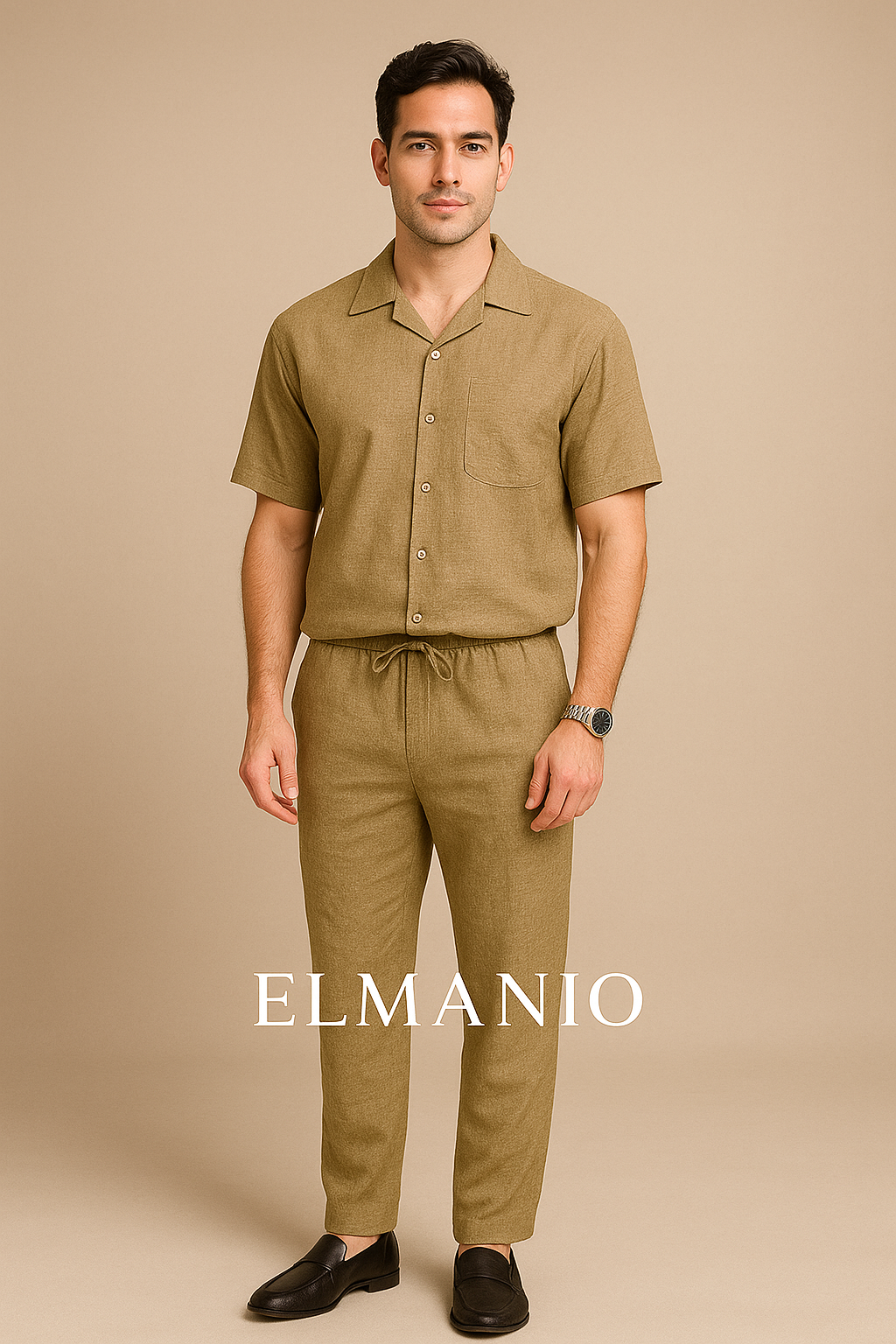 ELMANIO Cord Set Luxe Linen Texture for Men (FREE DELIVERY) - El Manio