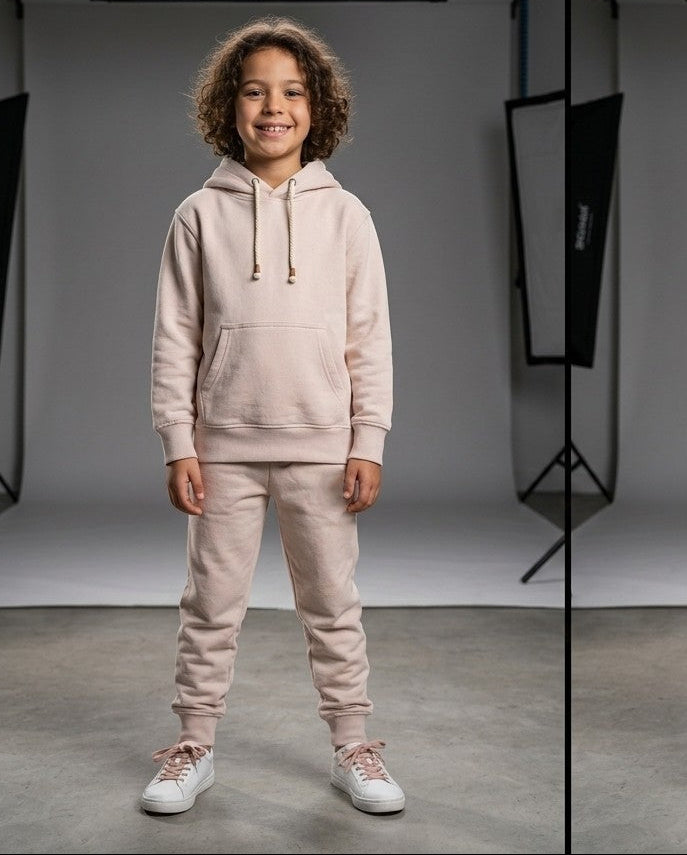 Premium Kids Heavyweight Terry Fleece Tracksuit WITH HOOD