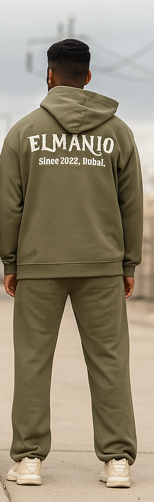 Men’s Terry 300GSM Drop Shoulder Hoodie Set - El Manio