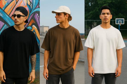 Solid Oversized T-Shirt – Minimal, Bold, Everyday Comfort 220GSM 4 PCS BUNDLE (FREE DELIVERY) - El Manio