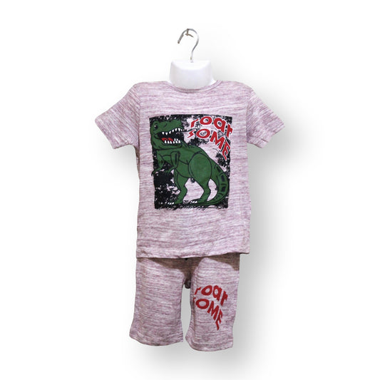 Kids Summer sets Dinosaurs Roar Printed 2pc Sets