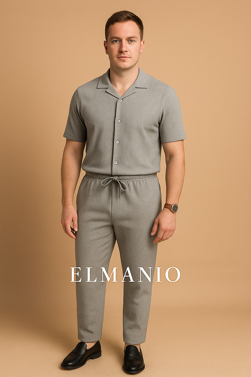 ELMANIO Cord Set Luxe Linen Texture for Men (FREE DELIVERY) - El Manio