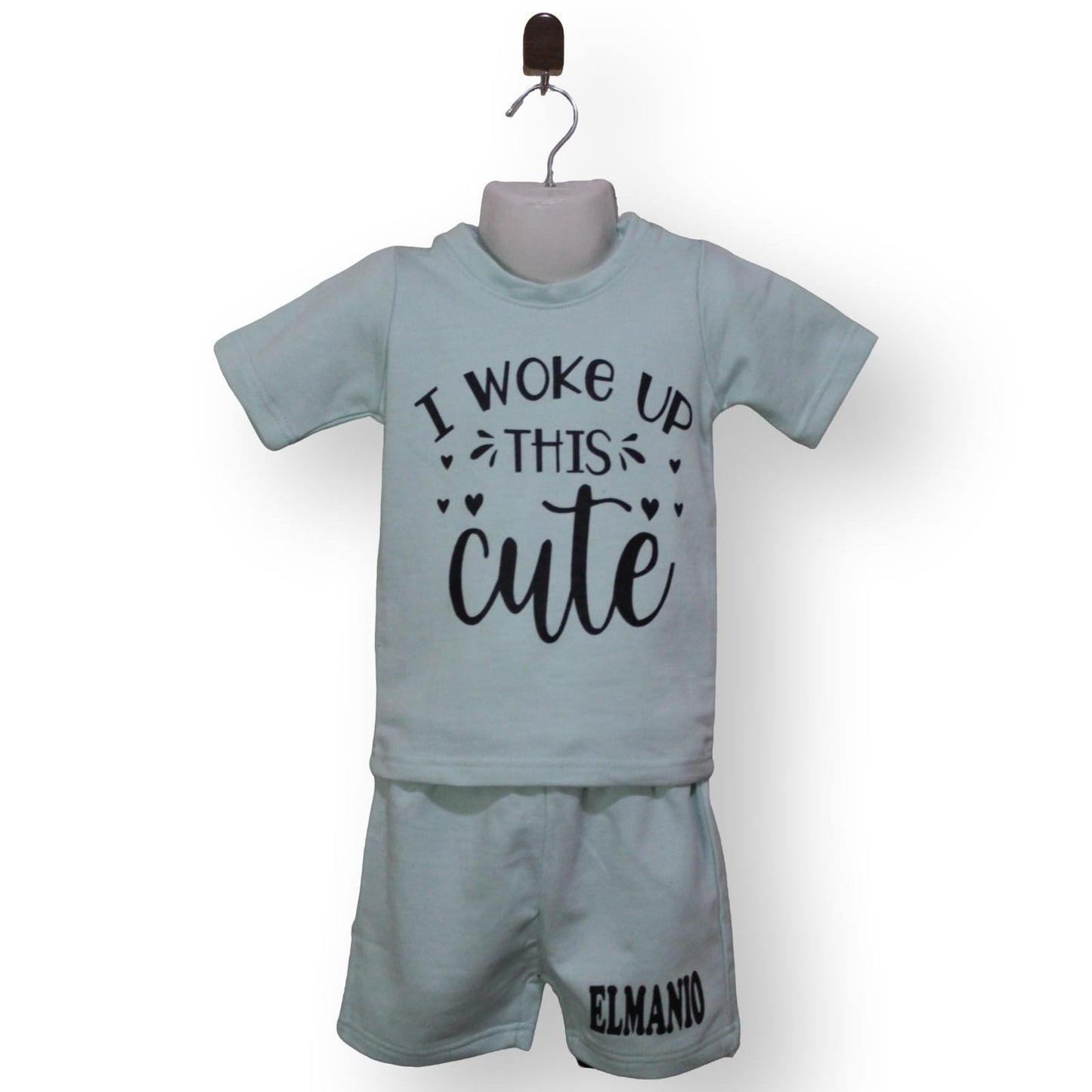 Fashionable Cute Pattern Daily Wear Kids 2pc Comfy Outfits