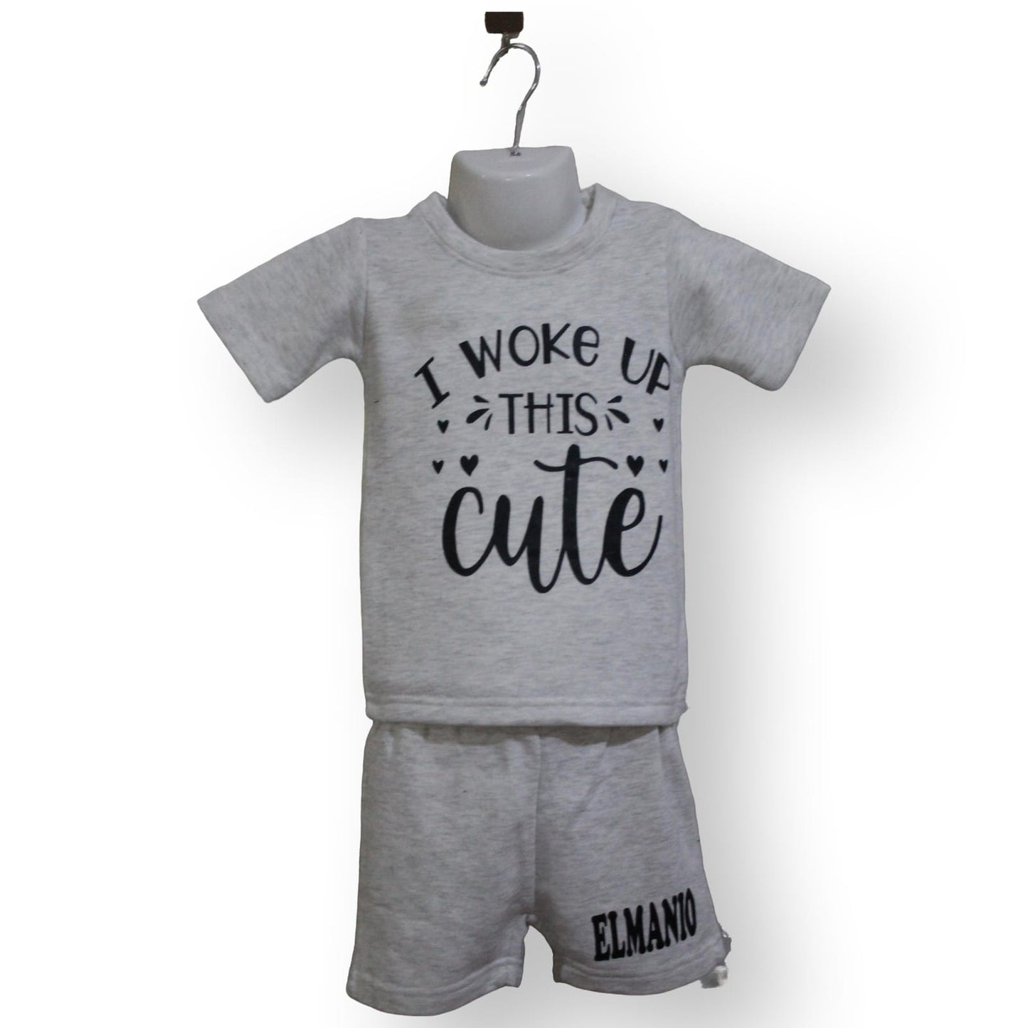 Fashionable Cute Pattern Daily Wear Kids 2pc Comfy Outfits