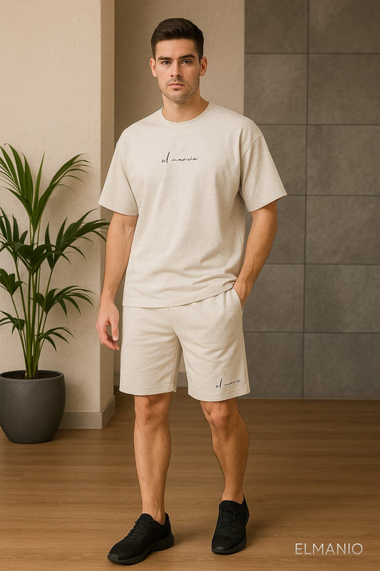 MEN SUMMER SHORTS PAIR IN TERRY FABRIC - El Manio
