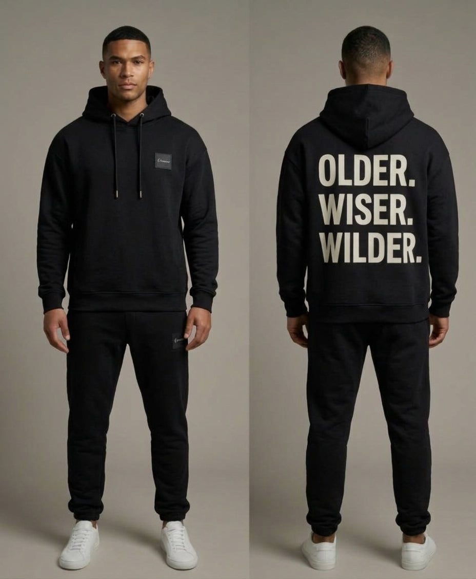 "EL MANIO" Heavyweight Fleece Tracksuit Set  "OLDER. WISER. WILDER."