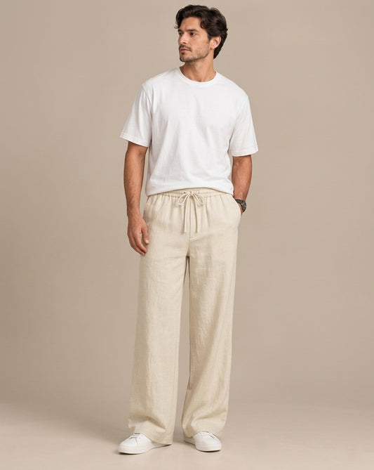 (BUY 2 GET 2 FREE)  Ultimate Baggy Linen Drawstring Pants