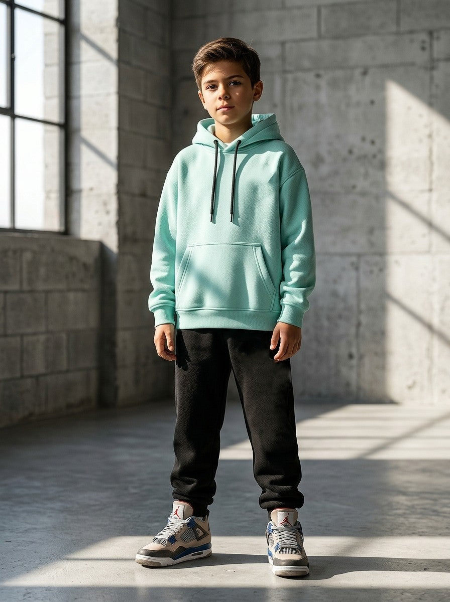 Premium Kids Heavyweight Terry Fleece Tracksuit L HOODIE SETS